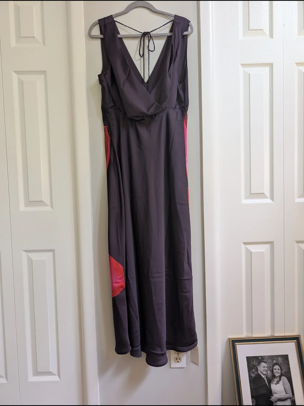 Abercrombie & Fitch NWT L Petite Draped Back Maxi Dress